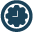 Business hours clock icon